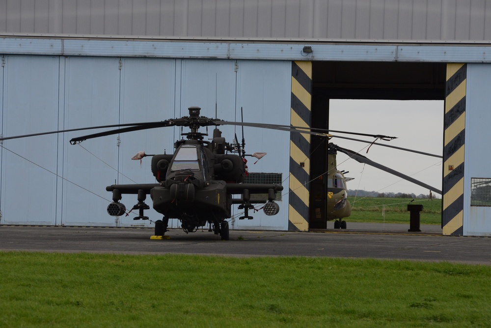 1st Air Cavalry Brigade, 1st Cavalry Division on Chièvres Air Base, Belgium during the Operation Atlantic Resolve