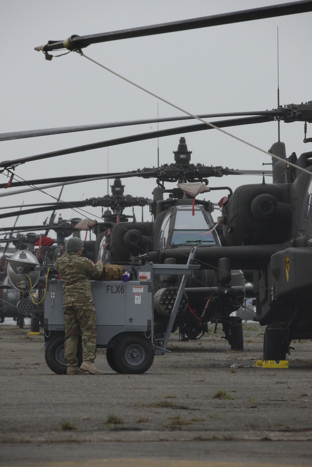 1st Air Cavalry Brigade, 1st Cavalry Division on Chièvres Air Base, Belgium during the Operation Atlantic Resolve