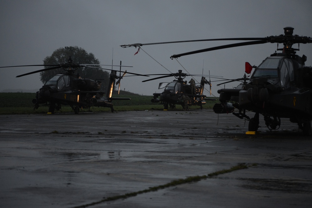 1st Air Cavalry Brigade, 1st Cavalry Division on Chièvres Air Base, Belgium during the Operation Atlantic Resolve