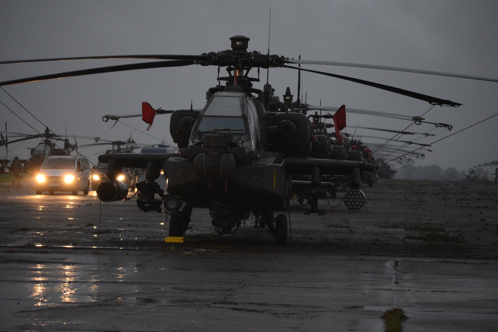 1st Air Cavalry Brigade, 1st Cavalry Division on Chièvres Air Base, Belgium during the Operation Atlantic Resolve