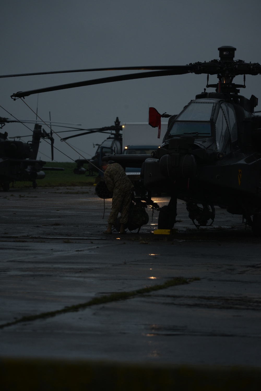 1st Air Cavalry Brigade, 1st Cavalry Division on Chièvres Air Base, Belgium during the Operation Atlantic Resolve