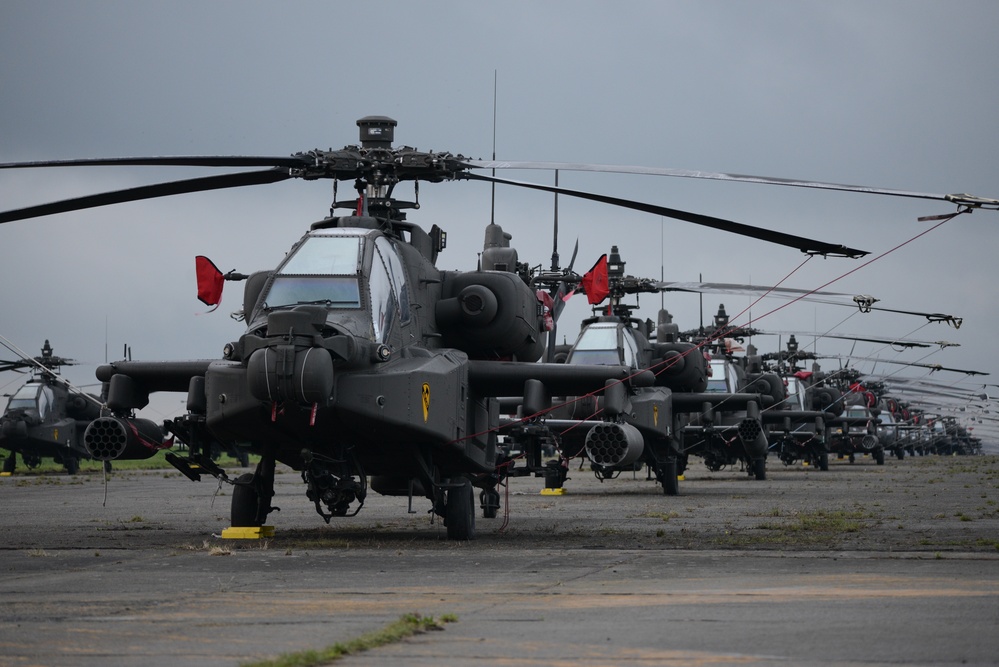 1st Air Cavalry Brigade, 1st Cavalry Division on Chièvres Air Base, Belgium during the Operation Atlantic Resolve