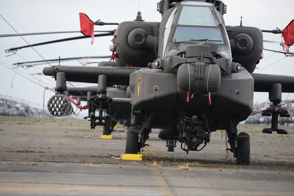 1st Air Cavalry Brigade, 1st Cavalry Division on Chièvres Air Base, Belgium during the Operation Atlantic Resolve