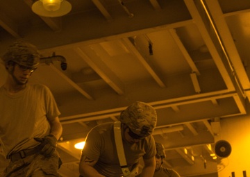 3-1 Cav. Div. offloads equipment for sustainment operations