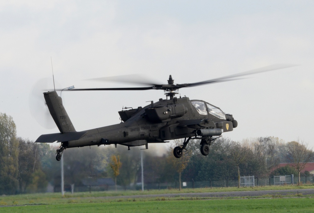 1st Air Cavalry Brigade, 1st Cavalry Division on Chièvres Air Base, Belgium during the Operation Atlantic Resolve