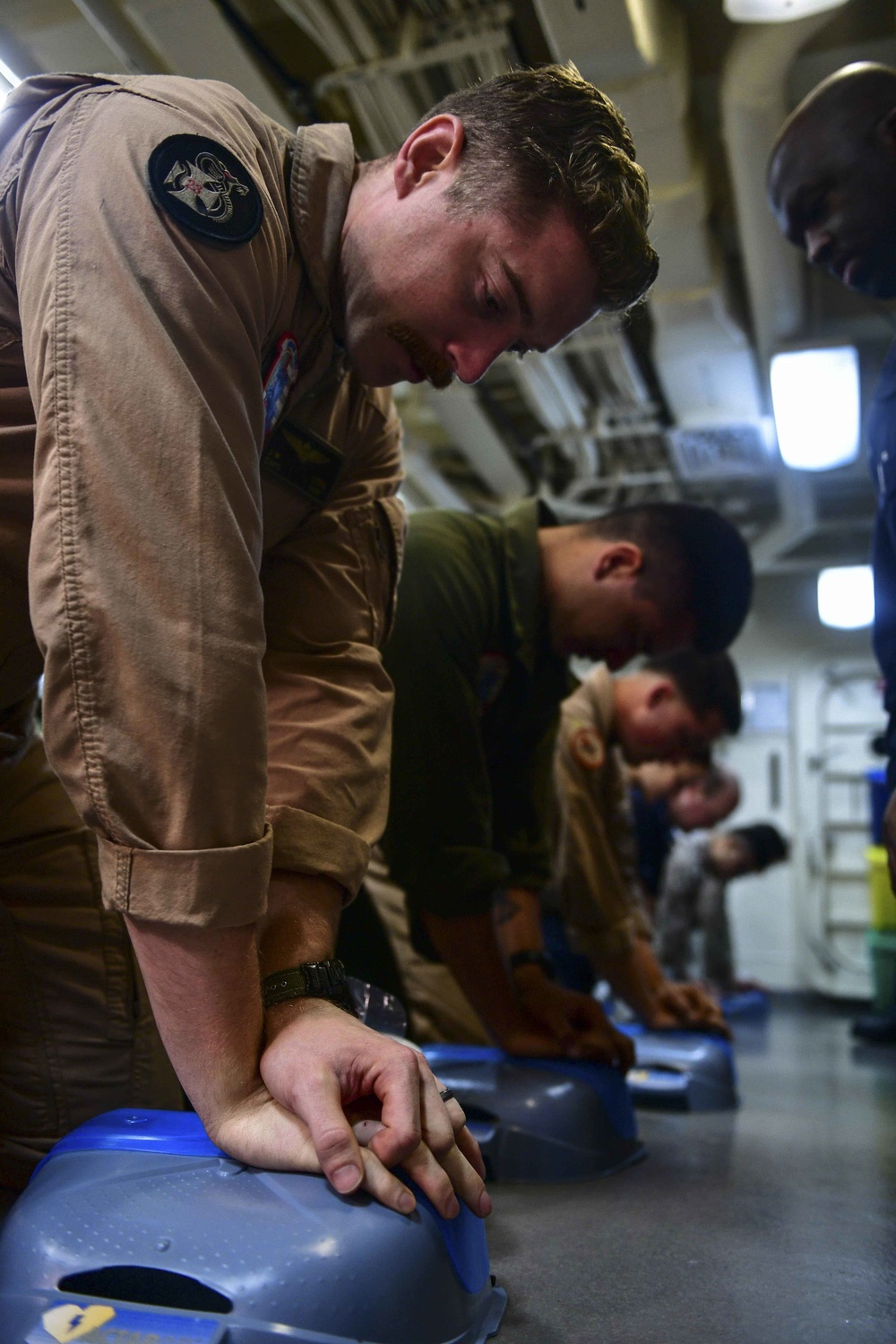 USS San Diego (LPD 22) Basic Livesavers Course, CPR