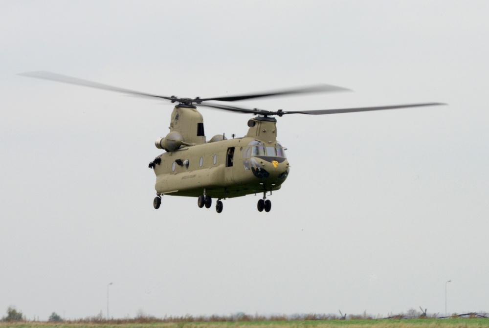 1st Air Cavalry Brigade, 1st Cavalry Division on Chièvres Air Base, Belgium during the Operation Atlantic Resolve