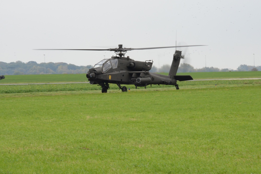 1st Air Cavalry Brigade, 1st Cavalry Division on Chièvres Air Base, Belgium during the Operation Atlantic Resolve