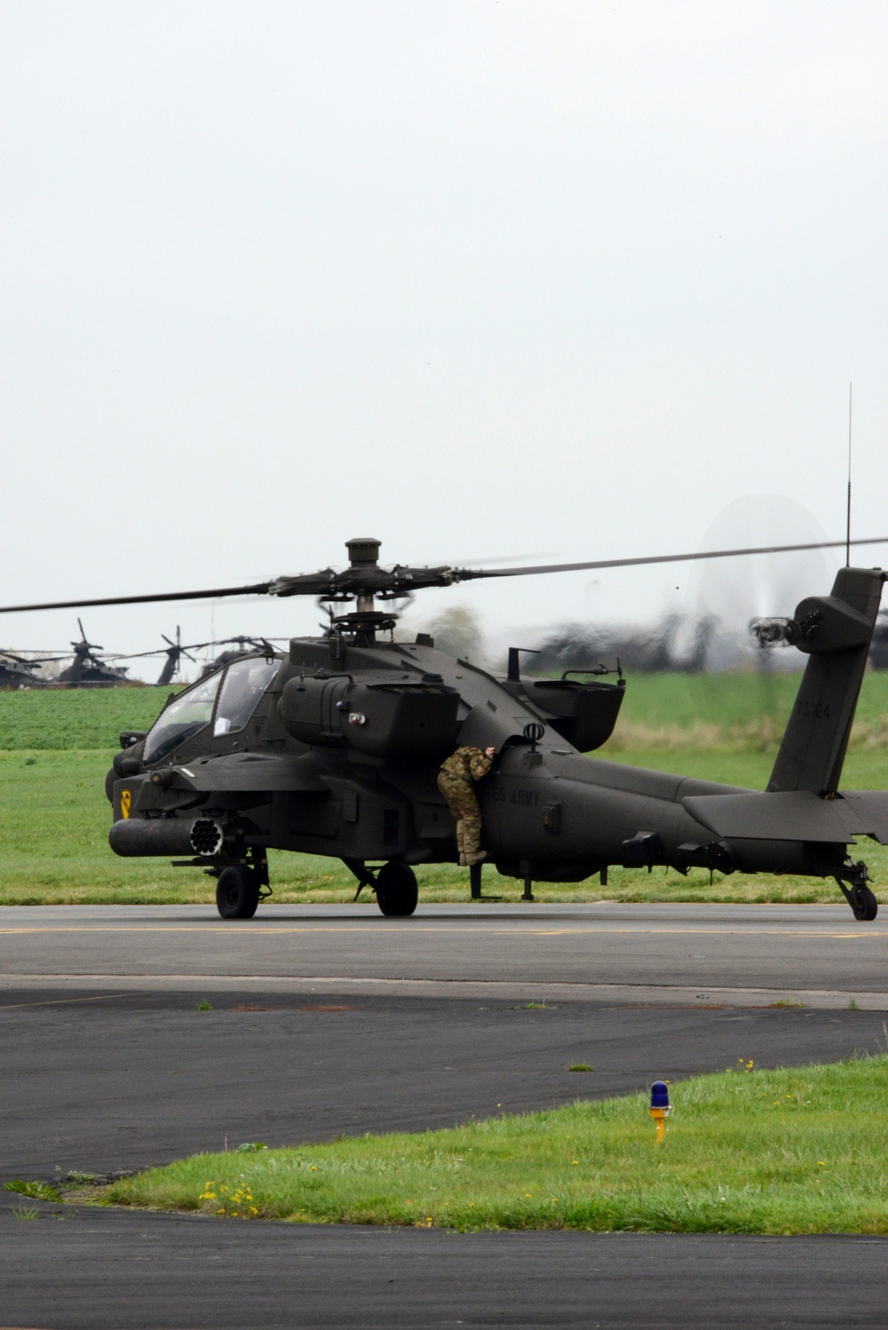 1st Air Cavalry Brigade, 1st Cavalry Division on Chièvres Air Base, Belgium during the Operation Atlantic Resolve