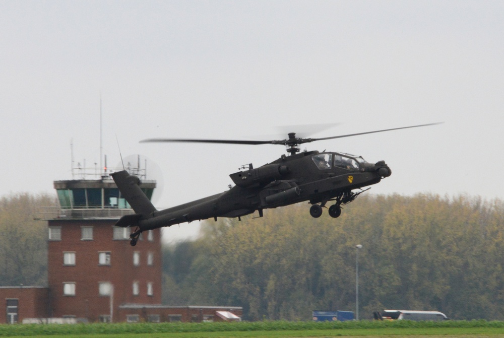 1st Air Cavalry Brigade, 1st Cavalry Division on Chièvres Air Base, Belgium during the Operation Atlantic Resolve