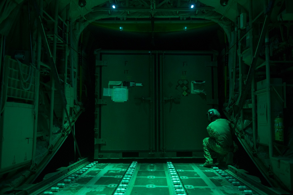 Airmen conduct cargo operations in East Africa