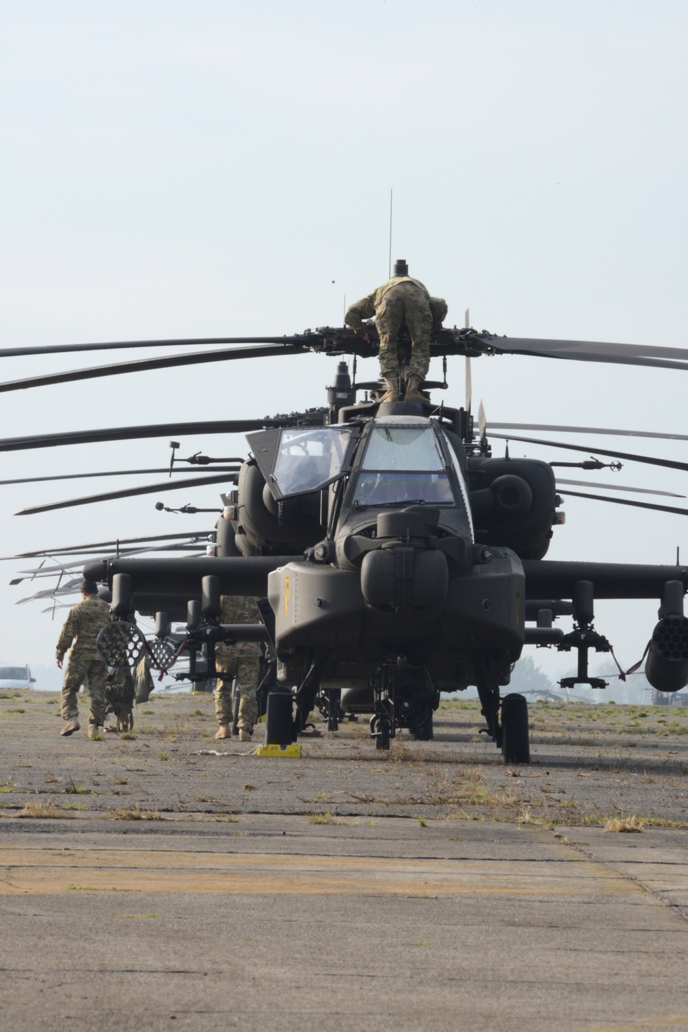 1st Air Cavalry Brigade, 1st Cavalry Division on Chièvres Air Base, Belgium during the Operation Atlantic Resolve