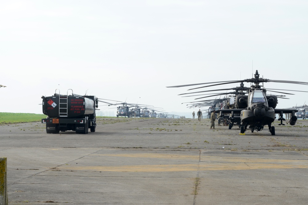 1st Air Cavalry Brigade, 1st Cavalry Division on Chièvres Air Base, Belgium during the Operation Atlantic Resolve