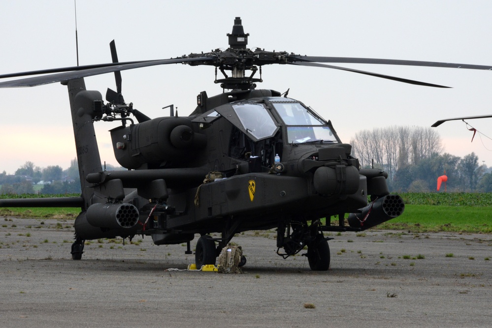 1st Air Cavalry Brigade, 1st Cavalry Division on Chièvres Air Base, Belgium during the Operation Atlantic Resolve