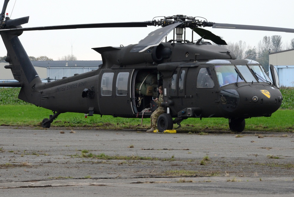 1st Air Cavalry Brigade, 1st Cavalry Division on Chièvres Air Base, Belgium during the Operation Atlantic Resolve