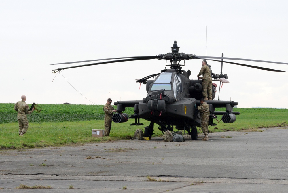 1st Air Cavalry Brigade, 1st Cavalry Division on Chièvres Air Base, Belgium during the Operation Atlantic Resolve