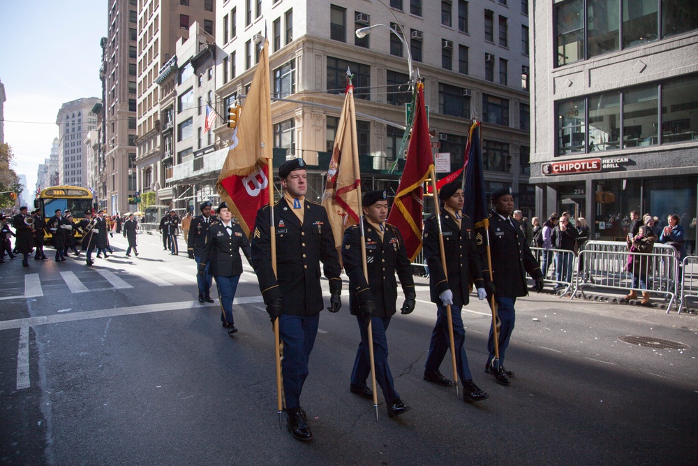 US Army Reserve Marches in NYC Vet's Day Parade