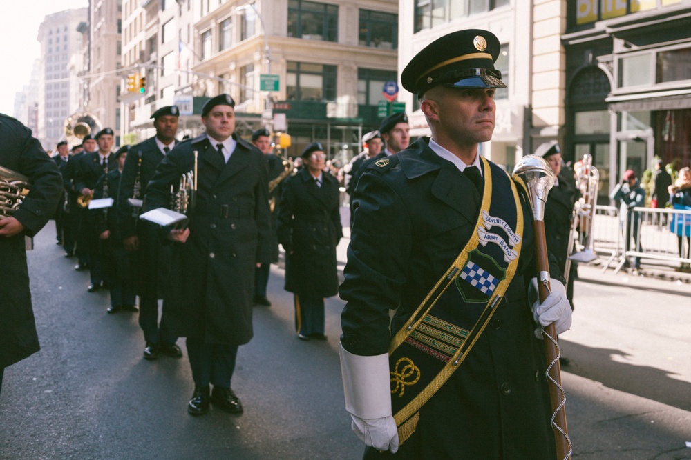 78th Army Band performs at NYC Vets Day Parade