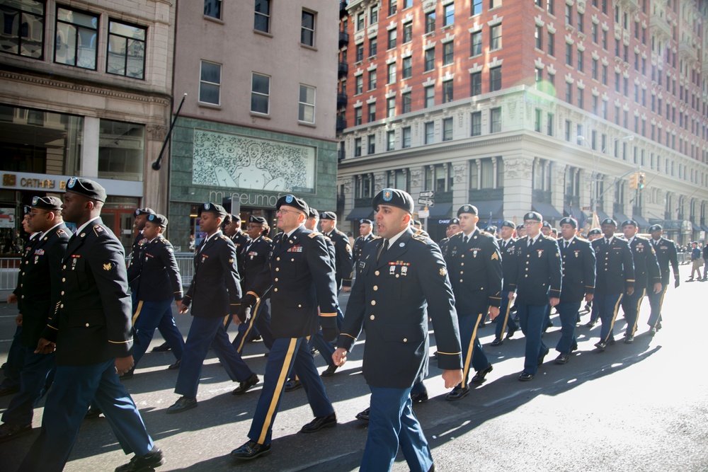 77th SB Marches in NYC Vets Day Parade