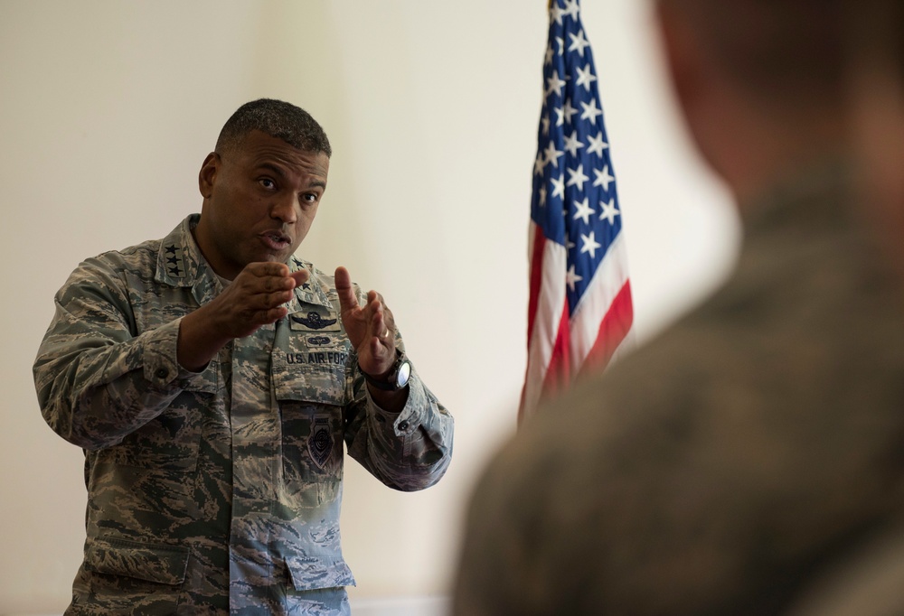 3rd Air Force Commander visit to 501st Combat Support Wing
