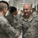 3rd Air Force Command CMSgt Anthony Cruz visits with 501st Combat Support Wing