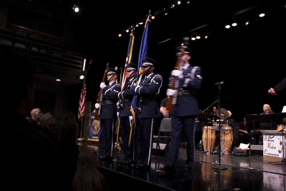 Honor Guard Presenting the colors