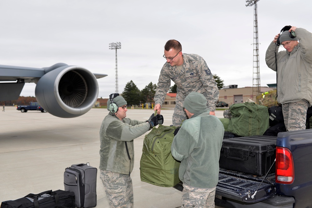 260th ATCS Airmen prepare for deployment to Puerto Rico