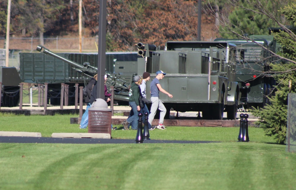 Sparta students visit Fort McCoy's Equipment Park