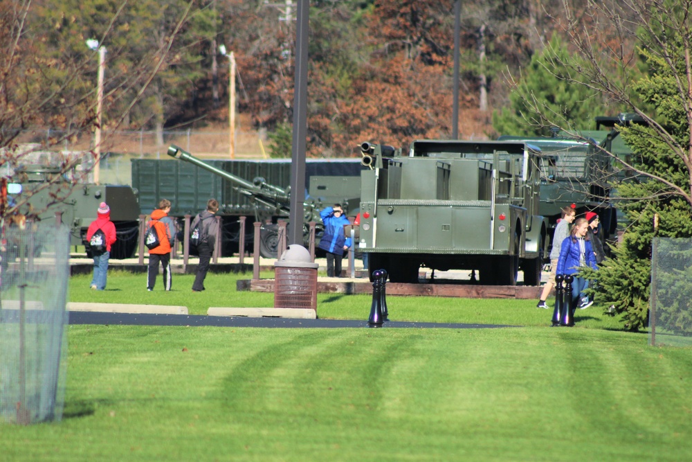 Sparta students visit Fort McCoy's Equipment Park