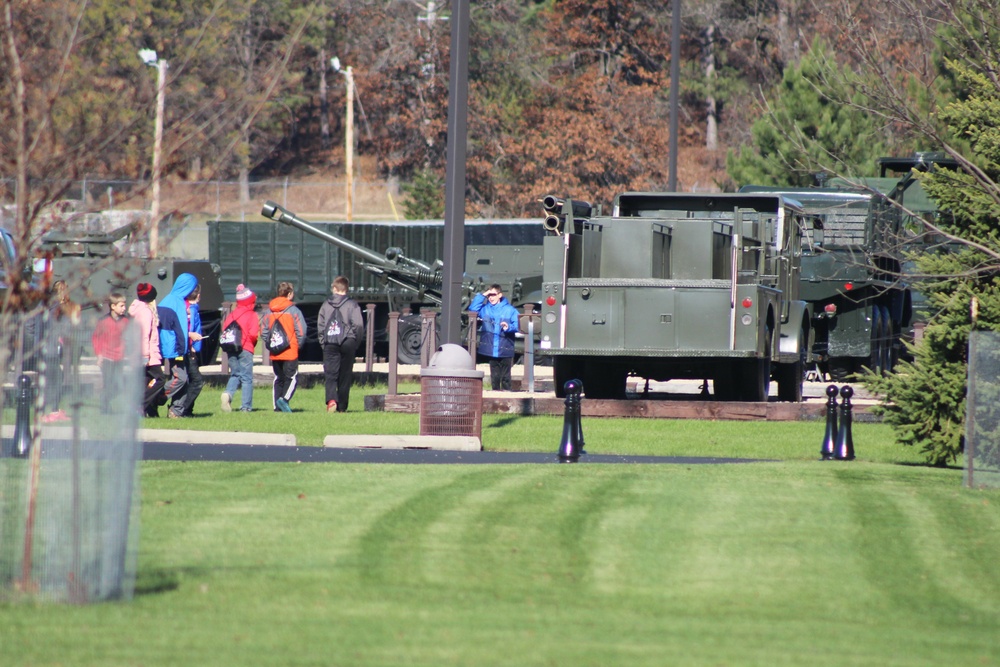 Sparta students visit Fort McCoy's Equipment Park