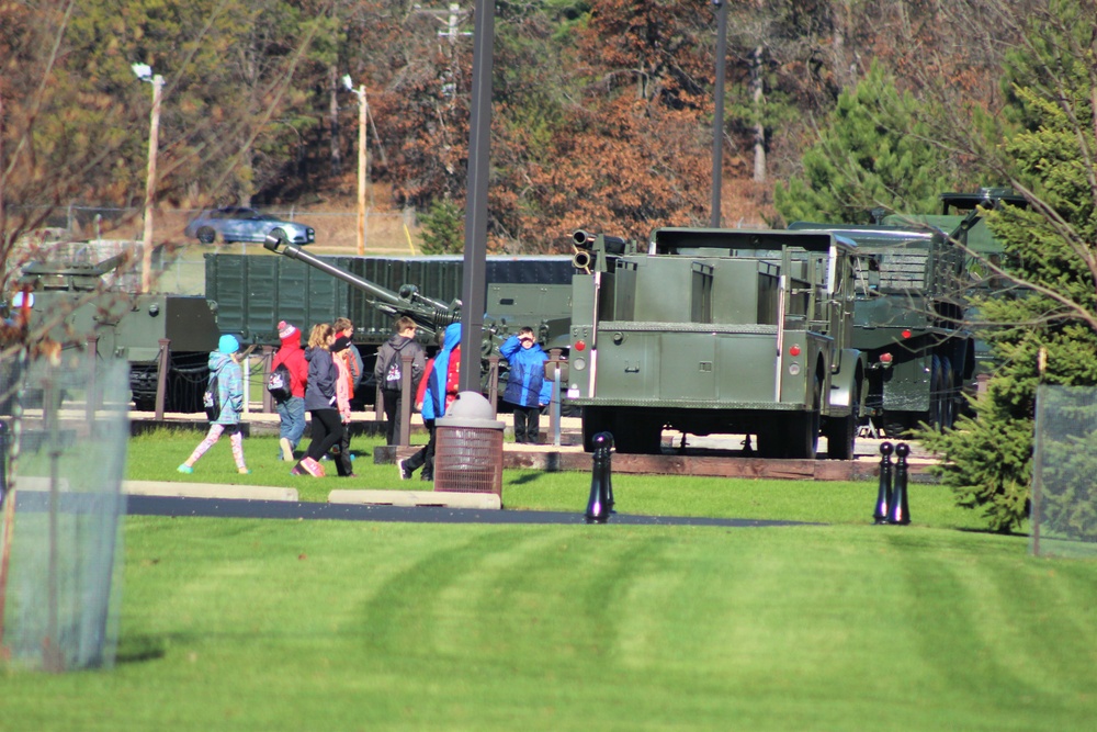 Sparta students visit Fort McCoy's Equipment Park