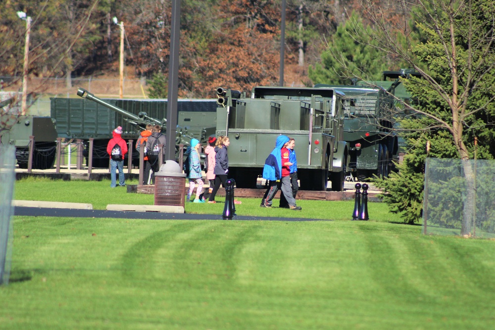 Sparta students visit Fort McCoy's Equipment Park