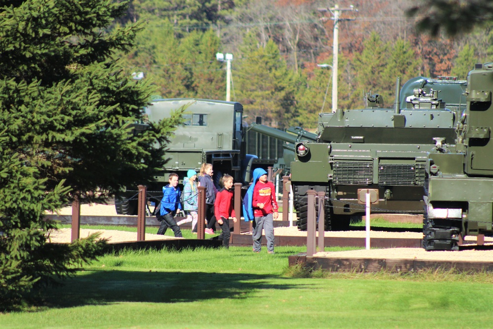 Sparta students visit Fort McCoy's Equipment Park