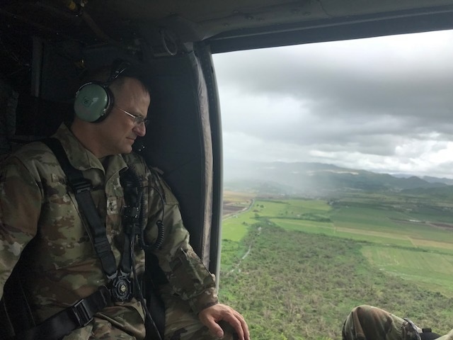 PUERTO RICO MILITARY RESPONSE  COMMANDED BY ALABAMAN