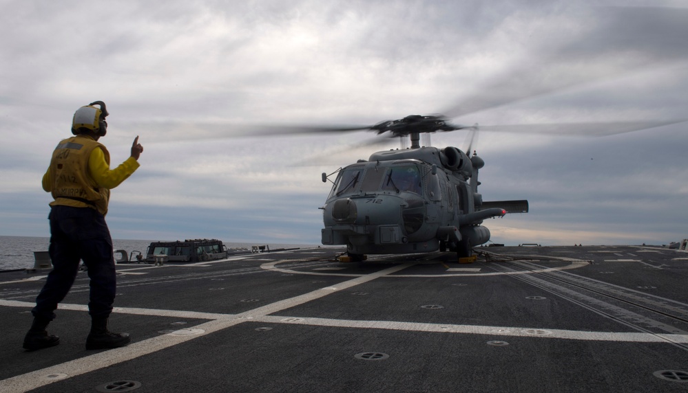 USS Michael Murphy Underway for SUSTEX