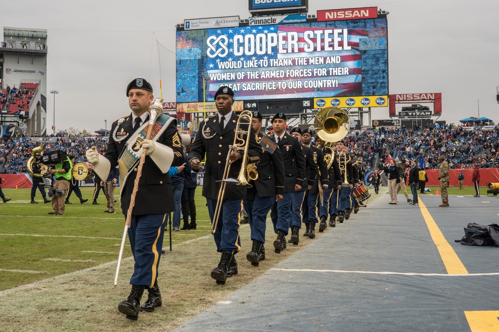 Titans celebrate Veterans day with 101st