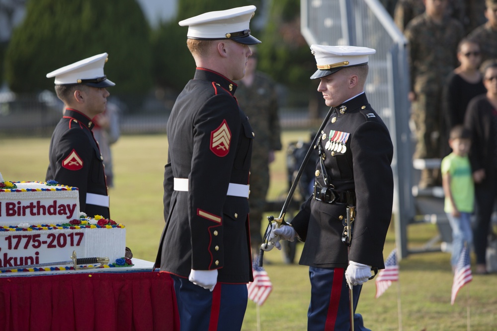 242nd Marine Corps birthday uniform pageant