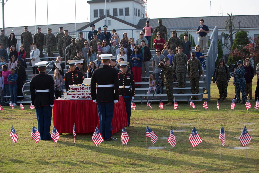 242nd Marine Corps birthday uniform pageant