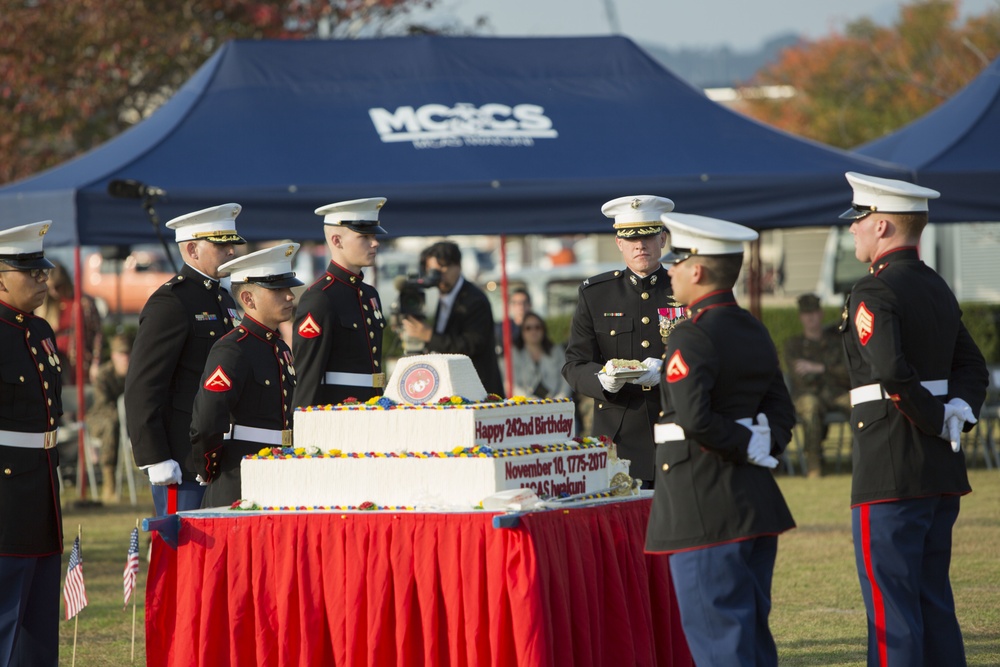 242nd Marine Corps birthday uniform pageant