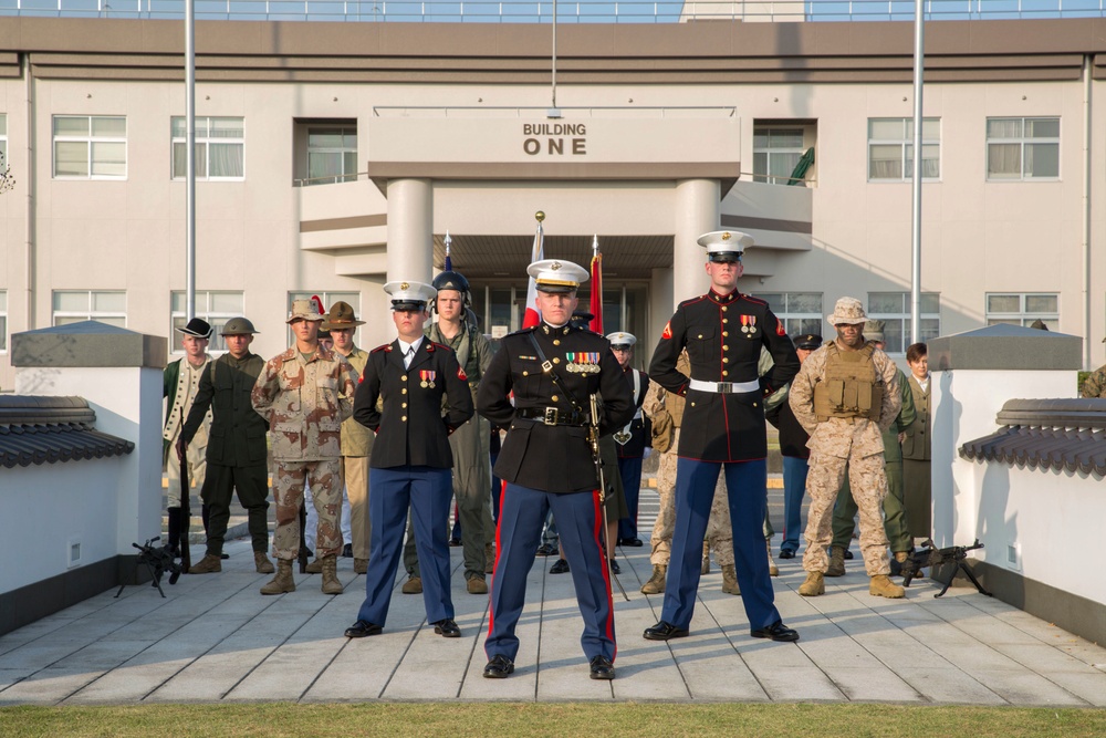 242nd Marine Corps birthday uniform pageant
