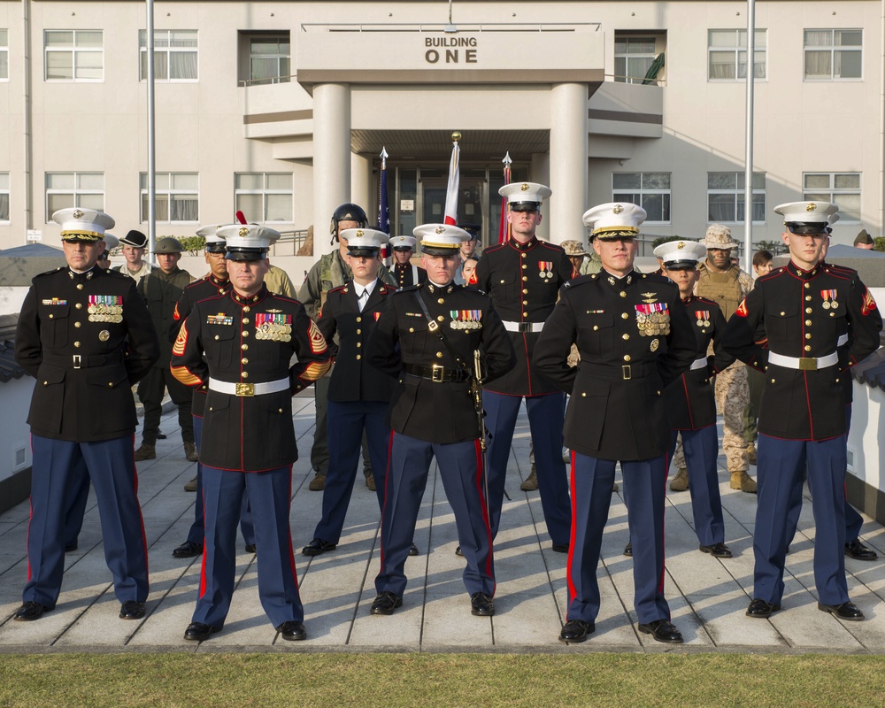 242nd Marine Corps birthday uniform pageant