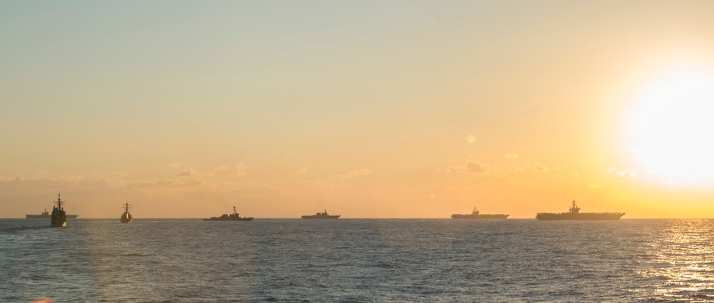 Tri-Carrier Strike Group Force Exercise