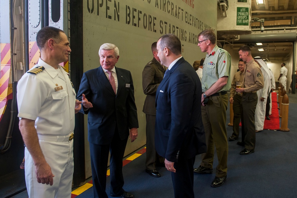 USS America hosts Dubai Airshow