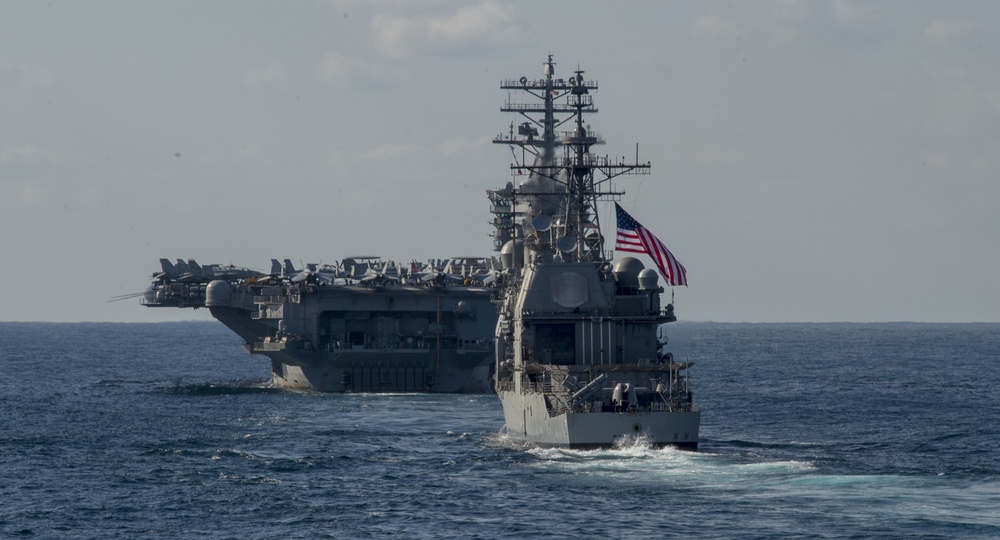 Tri-Carrier Strike Group Force Exercise