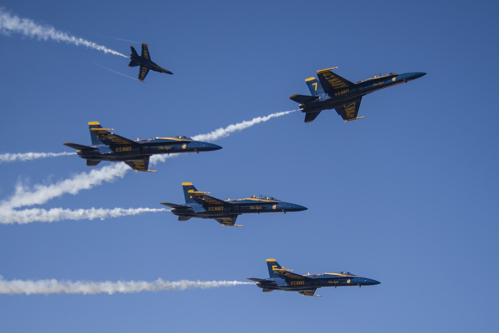 Blue Angels Perform at NAS Jacksonville airshow