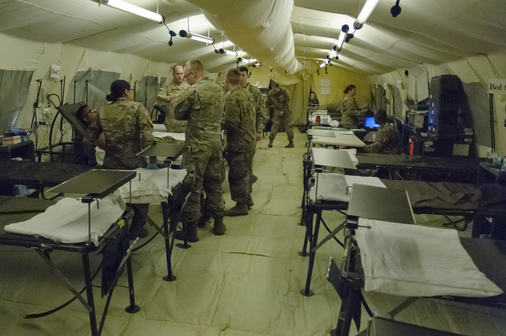 212th Combat Support Hospital Field Training Exercise