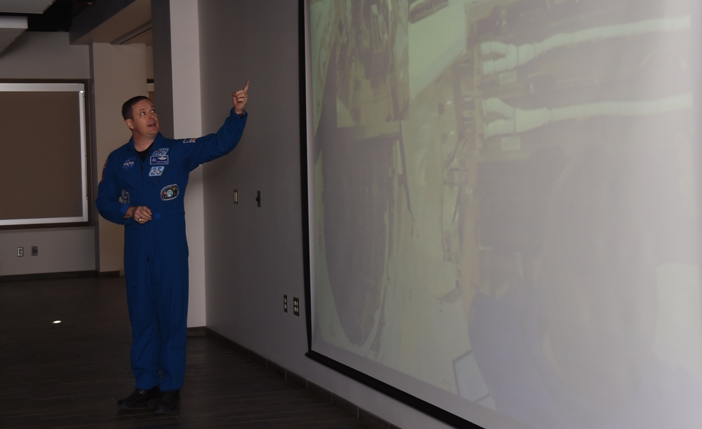 NASA astronaut inspires Schriever Airmen