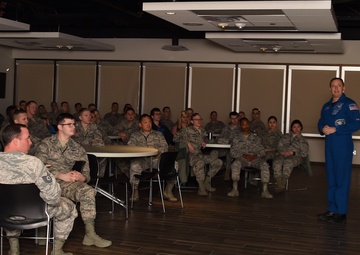 NASA astronaut inspires Schriever Airmen