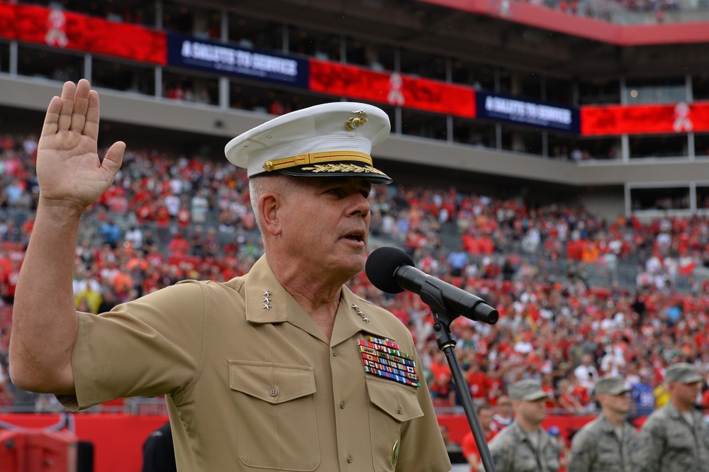 NFL Tampa Bay Buccaneers Salute Service Members