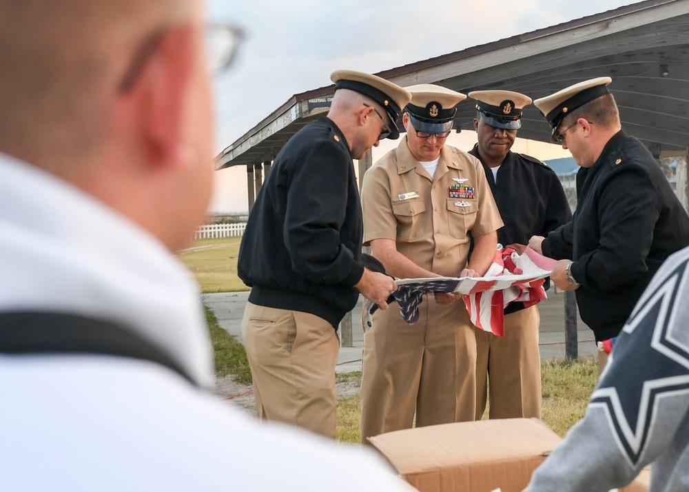 NAVSTA Mayport conducts flag retirement ceremony